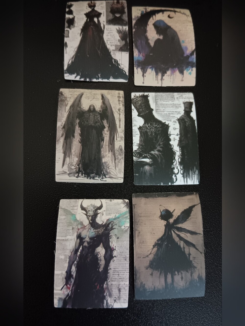 18 Gothic Matte Stickers - Picture 4 of 4